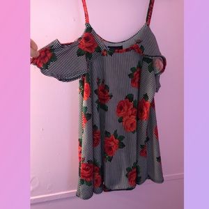 First Love off the shoulder tank top